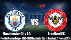 Prediksi Premier League 2023-2024 Manchester City vs Brentford