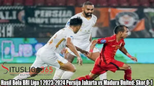 Hasil Bola BRI Liga 1 2023-2024 Persija Jakarta vs Madura United