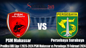 Prediksi Bola BRI Liga 1 2023-2024 PSM Makassar vs Persebaya