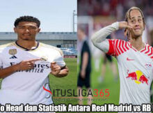 Head To Head dan Statistik Antara Real Madrid vs RB Leipzig