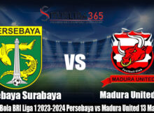 Prediksi Bola BRI Liga 1 2023-2024 Persebaya vs Madura United