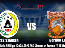 Prediksi Bola BRI Liga 1 2023-2024 PSS Sleman vs Borneo FC