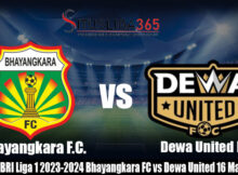 Prediksi BRI Liga 1 2023-2024 Bhayangkara FC vs Dewa United