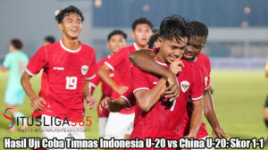 Hasil Uji Coba Timnas Indonesia U-20 vs China U-20: Skor 1-1