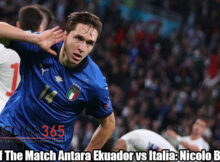 Man Of The Match Antara Ekuador vs Italia: Nicolo Barella