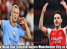 Head To Head Dan Statistik Antara Manchester City vs Arsenal