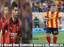 Head To Head Dan Statistik Antara AC Milan vs Lecce