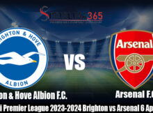 Prediksi Premier League 2023-2024 Brighton vs Arsenal 6 April 2024