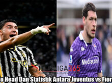 Head To Head Dan Statistik Antara Juventus vs Fiorentina