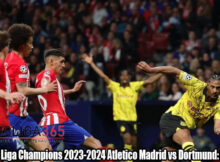 Hasil La Liga Champions 2023-2024 Atletico Madrid vs Dortmund