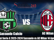 Prediksi Serie A 2023-2024 Sassuolo vs AC Milan 14 April 2024