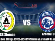 Prediksi Bola BRI Liga 1 2023-2024 PSS Sleman vs Arema FC