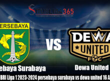 Prediksi BRI Liga 1 2023-2024 persebaya surabaya vs dewa united