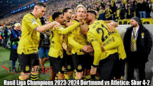 Hasil Liga Champions 2023-2024 Dortmund vs Atletico: Skor 4-2