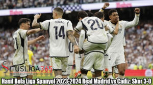 Hasil Bola Liga Spanyol 2023-2024 Real Madrid vs Cadiz: Skor 3-0