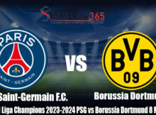 Prediksi La Liga Champions 2023-2024 PSG vs Borussia Dortmund