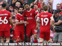 Hasil Bola Liga Inggris 2023-2024 Liverpool vs Tottenham: Skor 4-2