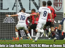 Hasil Bola La Liga Italia 2023-2024 AC Milan vs Genoa: Skor 3-3