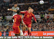 Hasil Bola La Liga Italia 2023-2024 AS Roma vs Juventus: Skor 1-1