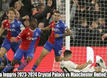 Hasil Liga Inggris 2023-2024 Crystal Palace vs Manchester United