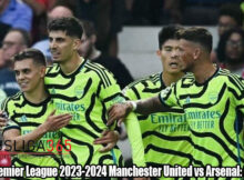 Hasil Premier League 2023-2024 Manchester United vs Arsenal