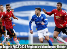 Hasil Bola Liga Inggris 2023-2024 Brighton vs Manchester United