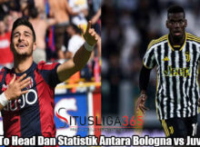 Head To Head Dan Statistik Antara Bologna vs Juventus