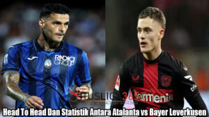 Head To Head Dan Statistik Antara Atalanta vs Bayer Leverkusen