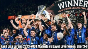 Hasil Bola Liga Europa 2023-2024 Atalanta vs Bayer Leverkusen