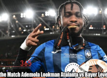 Man of the Match Ademola Lookman Atalanta vs Bayer Leverkusen