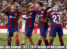 Hasil Bola Liga Spanyol 2023-2024 Sevilla vs Barcelona: Skor 1-2